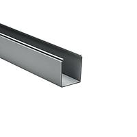 HellermannTyton 181-00223 Solid Wall Wiring Duct Solid Wall Wiring Duct, 2.5" x 3", Adhesive, PVC, Gray, 30ft/Box