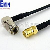 Fairview FMC0413174 RA SMA Male to SMA Female Cable RG-316 Coax