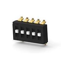 P&B 2319747-2 DIP Switches TRI-STATE DIP 5P G RAISED TUBE