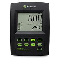 MILWAUKEE MW160 pH/ORP/ISE/Temp Logging Bench Meter (-2.00 ~ 16.00 pH; ±699.9 mV / ±2000 mV; 0.001 ~ 19999 ppm (ISE); -20.0 ~ 120.0°C)
