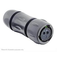 Eaton Souriau-Sunbank UTSX6JC12E2S Plugs Plug, with cable gland backshell, with 2 female solder contacts, IP68/69K in unmated conditions