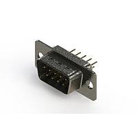 EDAC 627-M09-320-WT1 D-Sub Connectors - Standard Density Vertical Machined D-Sub Connectors