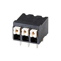 Same Sky (formerly CUI Devices) TBLH10-381-08BK Fixed Terminal Blocks Screwless, High Temperature, 3.81 mm pitch, Black with Gray Button