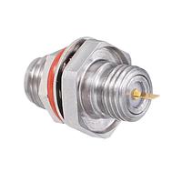 Johnson / Cinch Connectivity Solutions 142-1701-411 RF Connectors / Coaxial Connectors SMA Bulkhead Jack, Tab Contact, IP68