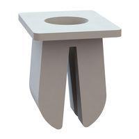 Essentra Components 60SGN00007 Grommet Nut Grommet Nut, .270x.270 Hole, .062-.275 Panel Thk