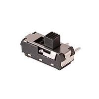 Same Sky (formerly CUI Devices) SLW-913535-2A-RA-D Slide Switches 9.1 x 3.5 x 3.5 mm, 2 mm Raised Slide Actuator, Right-Angle, Through Hole