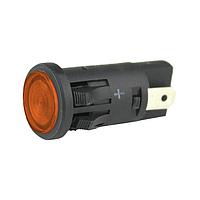 VCC P84-A28H-CA Indicators 0.5in FLAT 28VDC TAB AMBER