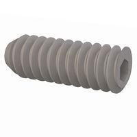 Essentra Components 010440T031 Set Screw Set Screw, Socket Head, #4-40 Thread, 5/16 Lg