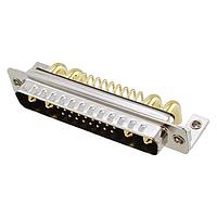 NorComp 684S21WA4PL461 Mixed Contact D-Sub Connectors IP67 POWER-D 21WA4P 40A R/A MALE