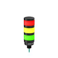 Banner Engineering TL70POE3QPD TL70 Pro Tower Light Power Over Ethernet TL70 Pro Tower Light Power Over Ethernet; 3 RGB LED Segments; Voltage: 37-57 V dc; IP65; Black Housing; Colors: 14-color RGB; PVC Pigtail, 475 mm (18.7 in) 4-pin M12 D-Code Female; Black Housing