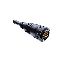 Amphenol LTW ED-31AFMM-LL7A05 Sensor Cables / Actuator Cables Ceres, Macro Size, Plastic, 5A, 31 pins, Female Connector, Male Contact, Straight, 2 Points Lock, Overmolded, Length 5000mm, IP67