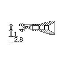 HAKKO N61-15 Nozzle (3mm x 1mm)
