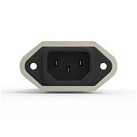 P&B 1EJT1F Inlets 1A, Extended flange .250 spade terminal