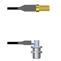 Amphenol Custom Cable Q-7201S0008006i RF Cable Assemblies SMA-SJ/N-RJB RG58 6I