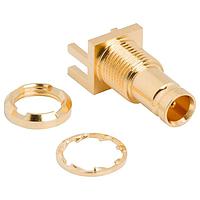 Amphenol RF 282133-75 PCB Connectors 1.0/2.3 DIN Rec Edge Launch GLD