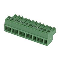 Molex 39500-5012 Plugs 3.5MM EURO PLUG RA G RO PLUG RA GRN 12CKT