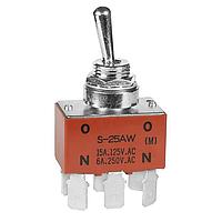 NKK Switches S21F-AT401S Toggle Switches SWITCH PUSHBUTTON