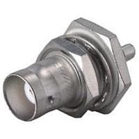 HUBER+SUHNER 34_BNC-SMB-50-1/133_NE RF Adapters - Between Series BNC jack(f) to SMB jack(f) bulkhead