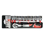 YATO YT-38683 Socket wrench set (10-24mm, 3/8")