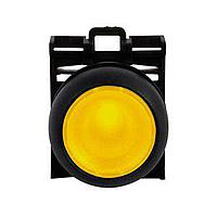 Eaton M22S-DRL-Y Pushbutton Operators ILL MTN PB BLK-BZL FLSH YEL