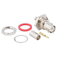 Amphenol RF 112202RP Connectors BNC BULKHEAD JACK RG 58/195 REV POLARITY