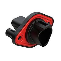 Amphenol SINE Systems AT04-3P-PM12 Connectors 3 Pin Rcpt Panel Mnt Self-Thread Blk Seal