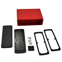 Bud Industries EXN-23364-RD PCB Enclosure Extruded Aluminum Enclosure Red (2.4 X 7 X 5.1 In)