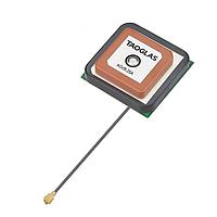 Taoglas AGVB.25A.07.0060A Antennas AGVB.25A Accura Series GPS L1 / L5 BeiDou B1 Active Stacked Patch Antenna