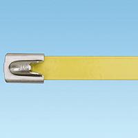 Panduit MLTFC4H-LP316YL Metal Ties MLT Tie 316 SS FullyCoatd HVY 14.3