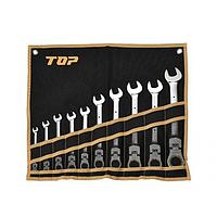 TOP Kogyo FRC-10000LKS Swing Ratchet Combination Wrench Set (10 pcs/set)
