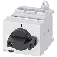 SIEMENS 3LD21300TK11 Rotary DISC SW 25A KNOB DIST BOARD BLK 3P