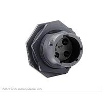 Eaton Souriau-Sunbank UTSX7124PSCR Receptacles Jam nut receptacle,without backshell, with 4 male screw contacts, IP68/69K