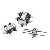 P&B 3VB1 Power Line Filters 3A 1/4" FASTON FLANGE MOUNT