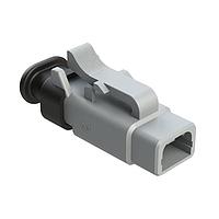 Amphenol SINE Systems ATM06-2S-SR01GY 2-Way 2 Pin Plug w/ Strn Rlf