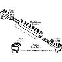 Vector CG3-80E ESD Clip 1101.10 80MM CARD GUIDE,PK/2 W/ESD CLIP