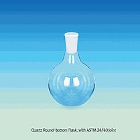 DaiHan SL.Qu.Fl046 R/B Flasks, Quartz, 1000ml, 135 x h215mm, joint 34/45