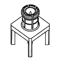 Radiall R113425000 PCB Receptacles MCX / STRAIGHT PLUG RECEPTACLE FOR PCB SOLDER LEGS