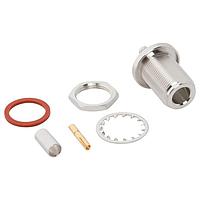 Amphenol RF 172217 Connectors N BULKHEAD CRIMP JACK