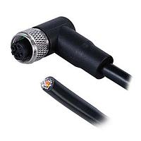 Same Sky (formerly CUI Devices) CDM1257-04D-01FRA-3M-67 Sensor Cables / Actuator Cables Angled,Shielded,D-Code 4PIN ,Screw Copper alloy,PVC  3.0M