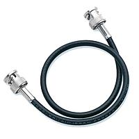 Mueller BU-5050-B-60-0 RF Cable Assemblies Black BNC Male on Both Ends, 60" RG58 Coax