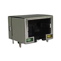 Amphenol Commercial Products RJE7318800481 Modular Connectors / Ethernet Connectors RJ45 Low Profile W/ LEDs