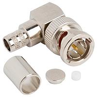 Amphenol RF 112990 Connectors BNC RA Crimp Plug B1694A, 75 Ohm