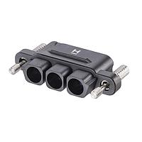 Harwin KA1-2010398F1 Wire Housings 3P FML SIL CBL HSNG W/ Thumbscrews