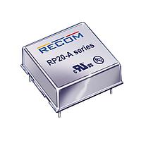 RECOM Power RP20-2415DA/N Isolated 20W DC/DC 1.6kV REG +/-15Vout Neg