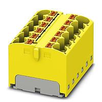 PHOENIX CONTACT 3273950 Push-In Distribution Block PTFIX 12X4-G YE