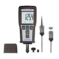 PCE VT 204 Vibration Meter (0,5~199,9 m/s²; 0,5~199,9 mm/s; 0,005~1,999 mm)