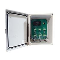 Amphenol Wilcoxon VLT6SM12 Junction Boxes 6 channel triaxial switchbox, stainless steel, M12 connectors