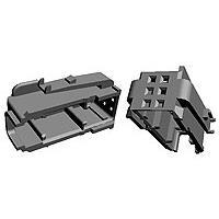 AMP Connectors - TE Connectivity 953382-2 Accessories COVER FOR 6W HSG MQS GEN2
