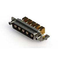 EDAC 629-5W5-640-5T5 Mixed Contact D-Sub Connectors Right-angle Power Combo D-Sub Connector
