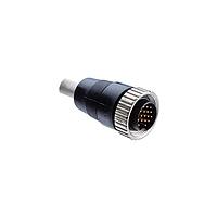 Amphenol LTW DSD-18BFMM-SL6A50 Sensor Cables / Actuator Cables Ceres, Large Size, Metal, Shielded 5A, 18 pins, Female Connector, Male Contact, Straight, Screw Thread, Overmolded, Length 50000mm, IP66